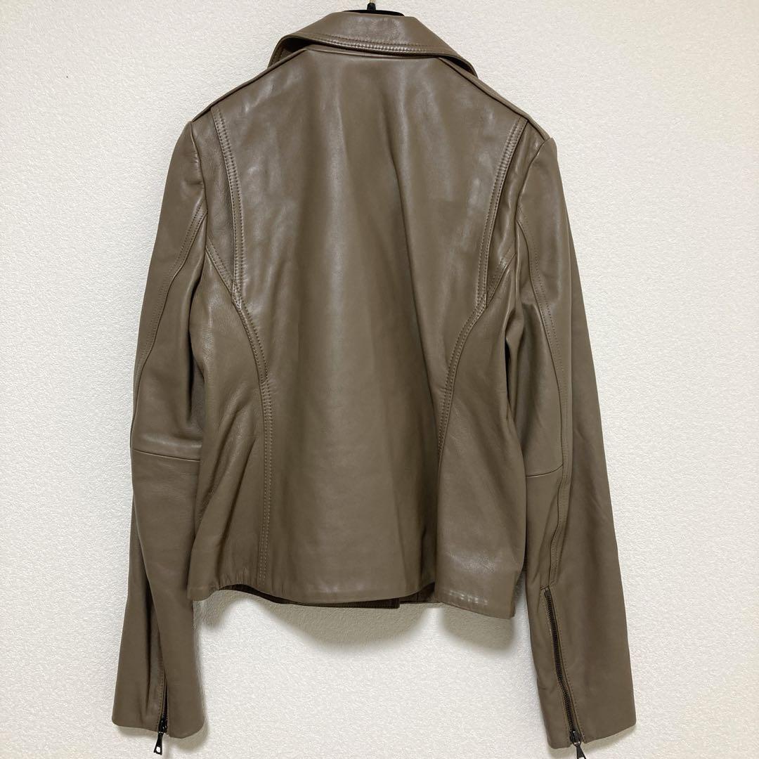 極美品 theory セオリー 18AW PERFECT LEATHER ラムレザージャケット 