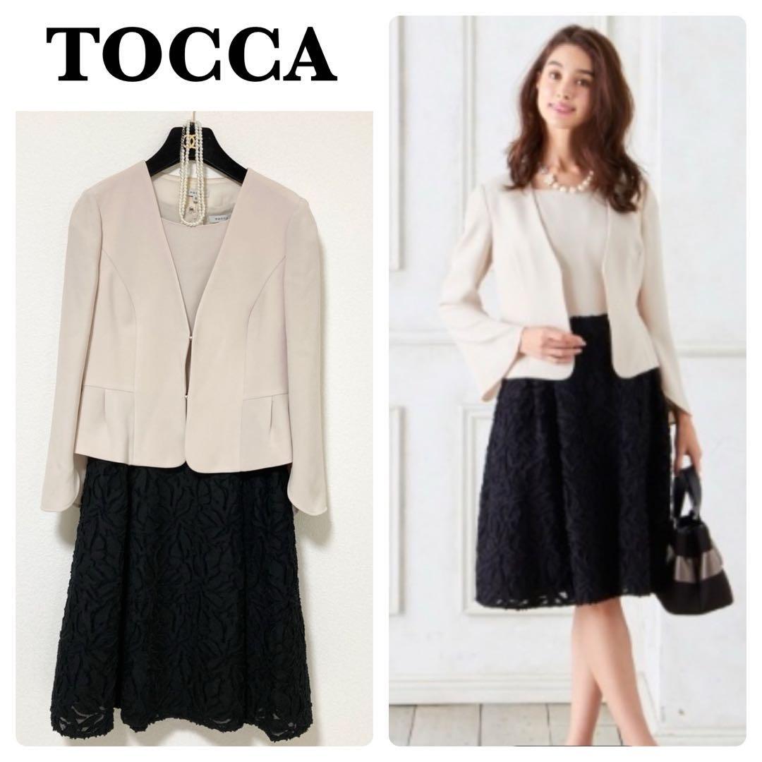 超美品の 極美品 TOCCA S相当 レース バックファスナー ノーカラー