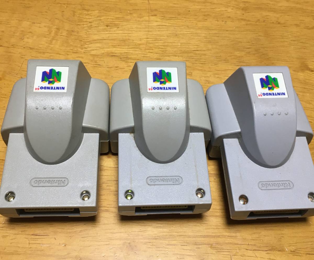 ニンテンドー64 NINTENDO 64 振動パック・ターミネーターパック・コントローラーパック　まとめ売り　動作未確認・ジャンク_画像6