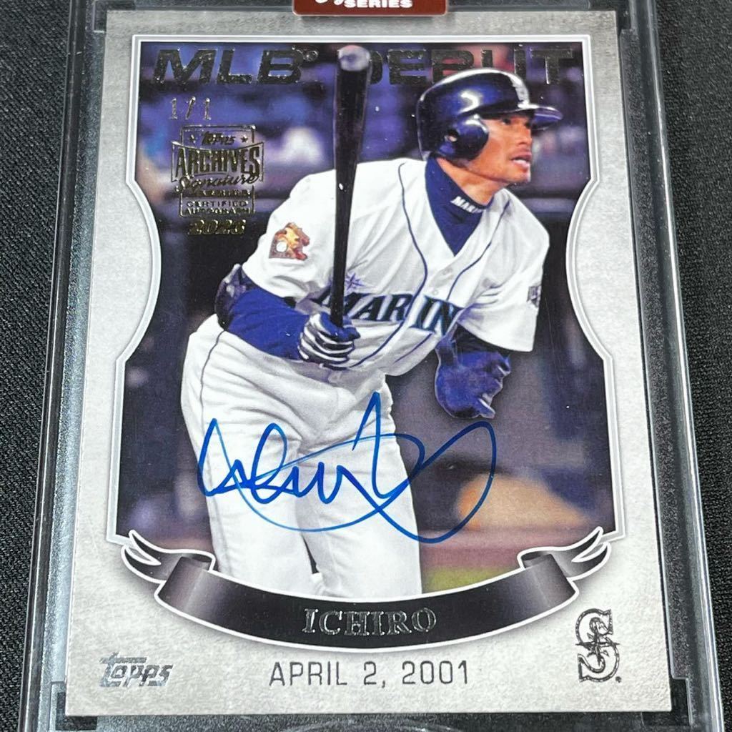 1枚限定 2023 Topps Archives Signature Series イチロー 直筆サイン