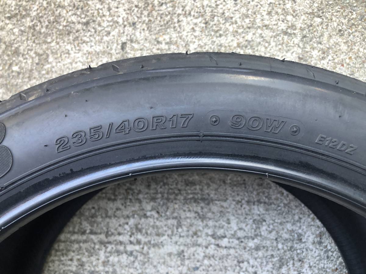 2023年製造　ブリヂストン　ポテンザRE-12D　235/40R17　2本セット　No.1176_画像10