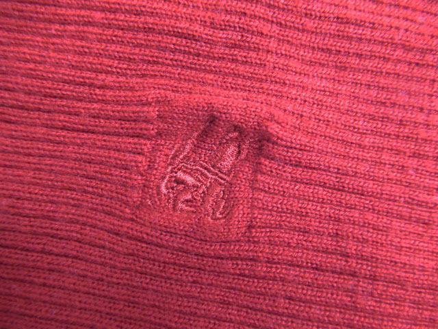 バーバリーロンドン　ウール　ニット　セーター　1　Size 　カシミヤ100％　マフラー　セット_画像4