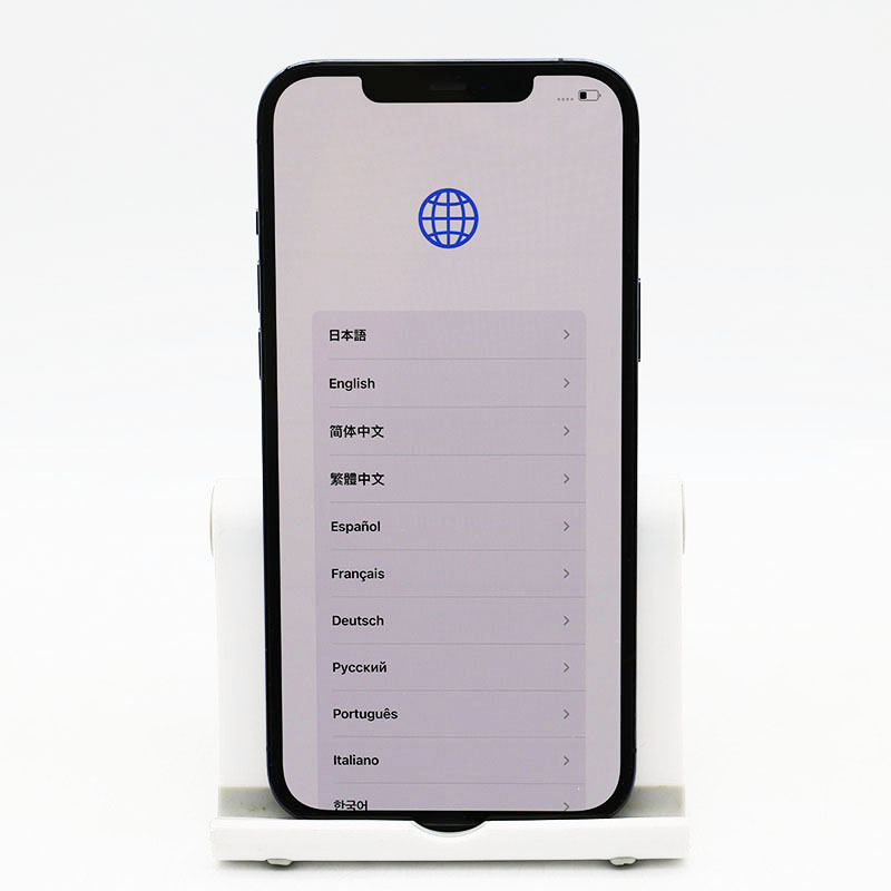 美品 Apple iPhone 12 Pro Max MGCX3J/A 128GB SIMフリー パシフィックブルー 元箱あり
