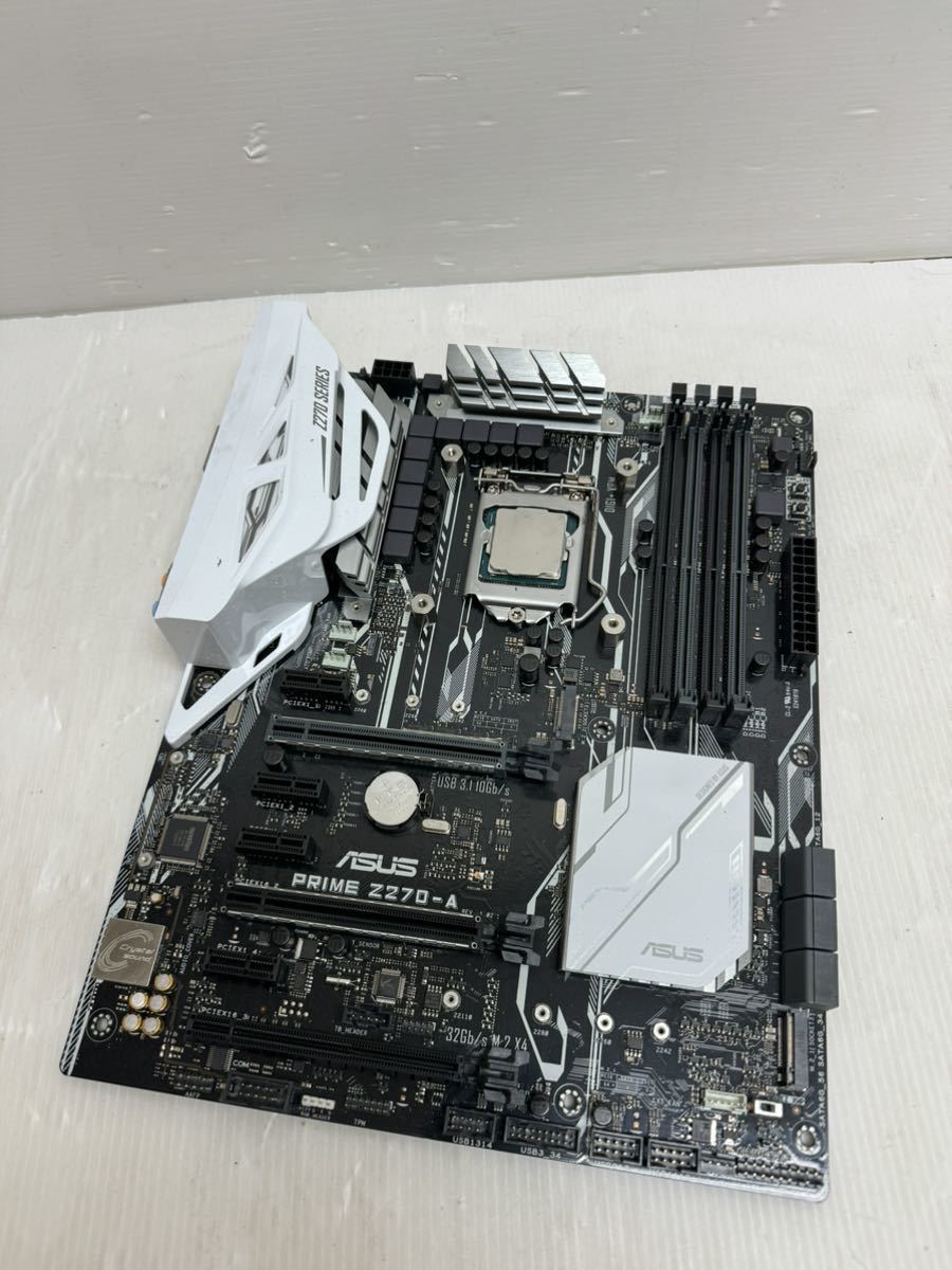 ASUS マザーボード PRIME Z270-A CPU Intel i7-7700K 付属 動作未確認 ①_画像1