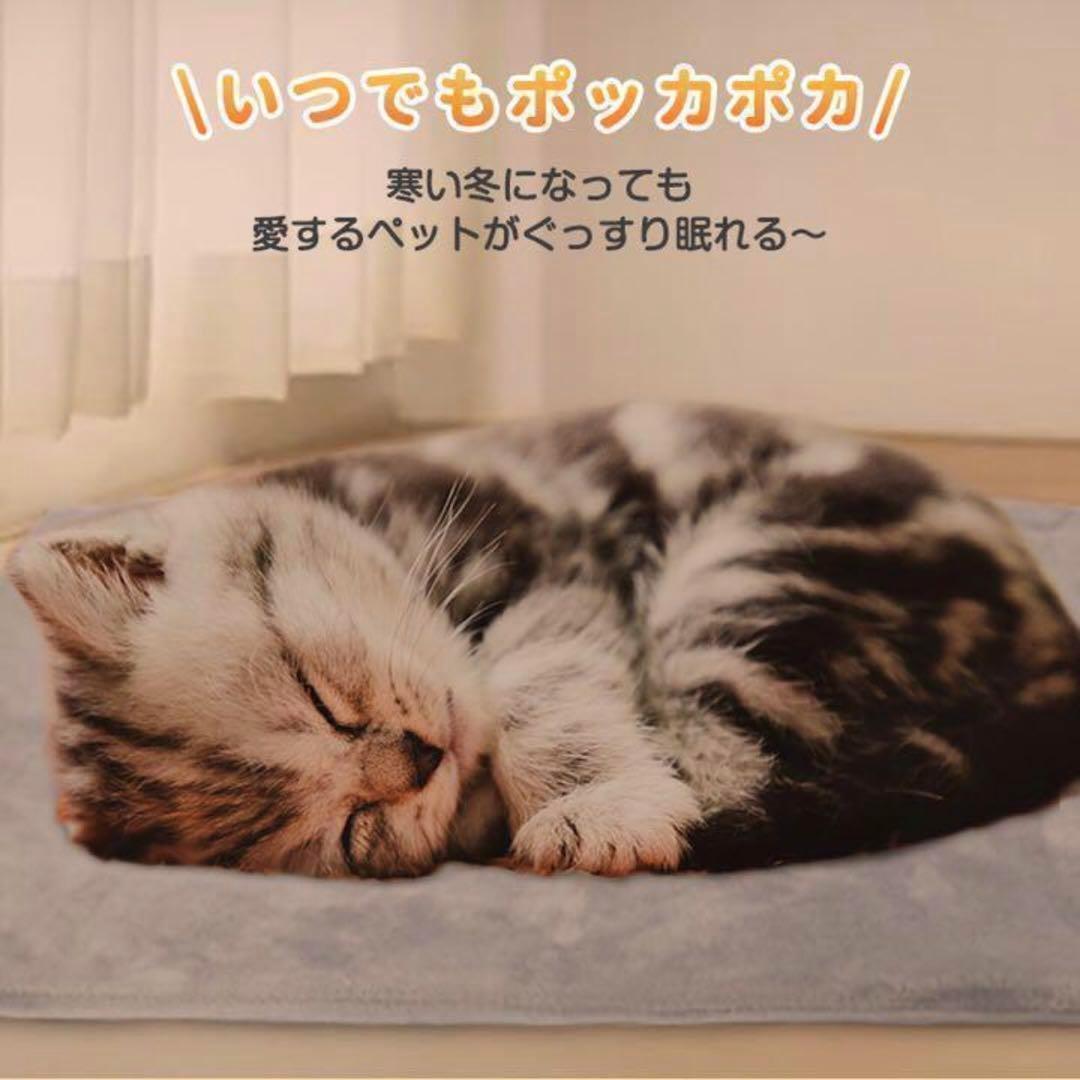 ペット ホットカーペット 電気 毛布 マット 猫 犬 うさぎ 洗濯 防水 安全_画像9