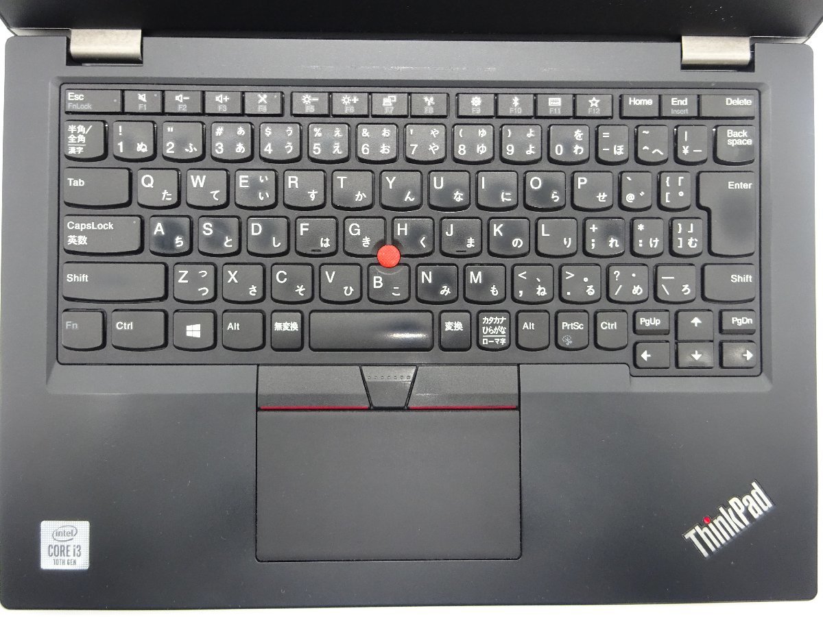 Lenovo ThinkPad L13 20R30000JP 第10世代CPU i3-10110U 2.1GHz/4GB/SSD256GB/13インチ/無線LAN/Webカメラ_画像4