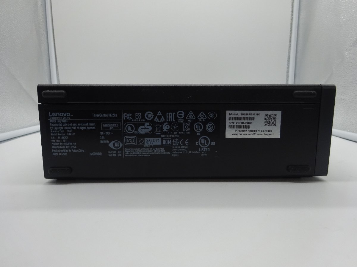 Lenovo ThinkCentre M720s 10SU-SBM100 第9世代CPU i5-9400 2.9GHz/8GB/HDDなし/DisplayPort/DVD-ROM搭載_画像5