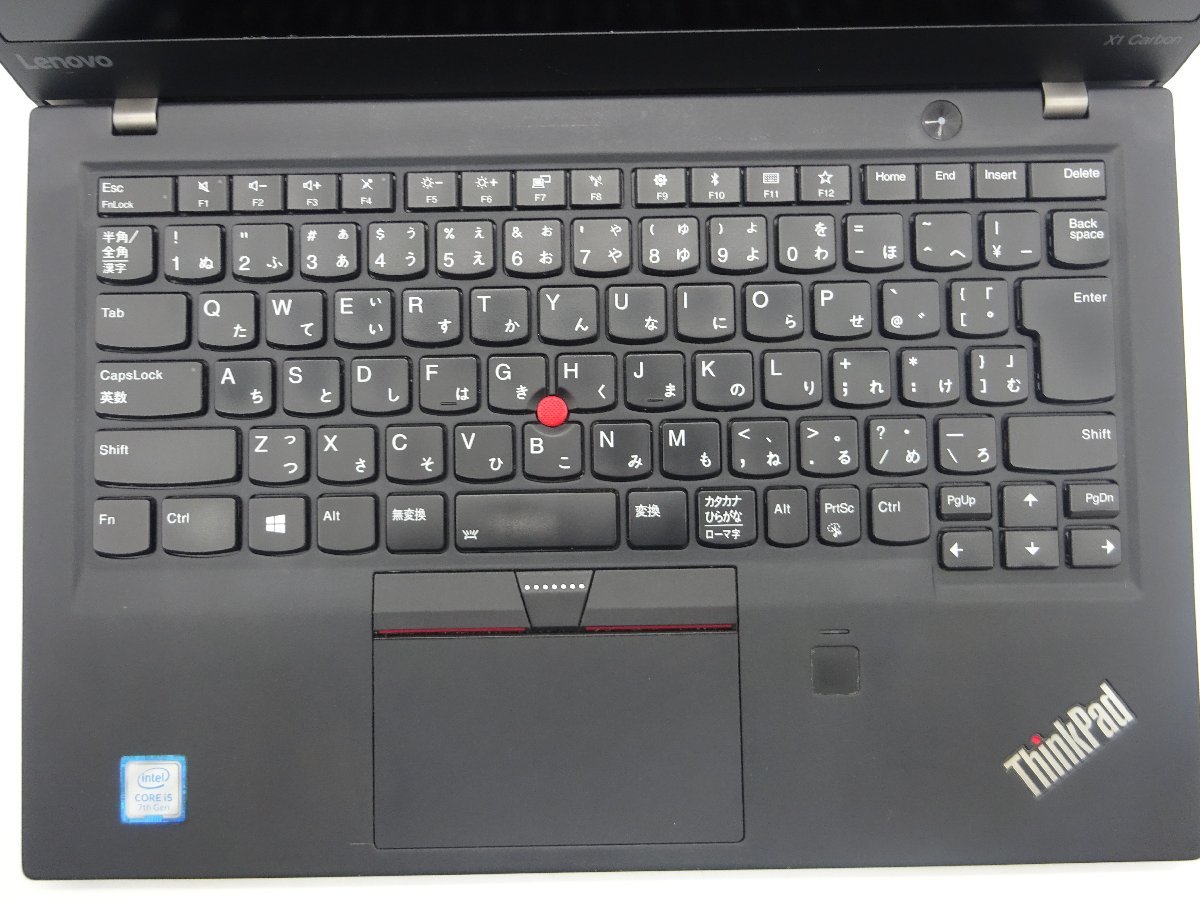 Lenovo ThinkPad X1 Carbon 20HQ-S1H100 第7世代CPU i5-7200U 2.5GHz/8GB/SSD 256GB/14インチ フルHD/無線LAN/Webカメラ_画像4