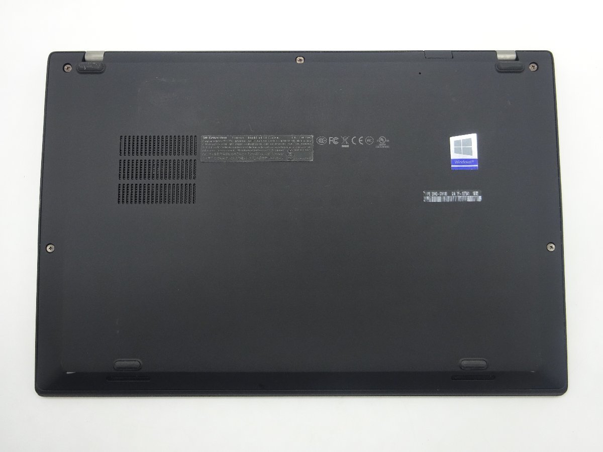 Lenovo ThinkPad X1 Carbon 20HQ-S1H100 第7世代CPU i5-7200U 2.5GHz/8GB/SSD 256GB/14インチ フルHD/無線LAN/Webカメラ_画像3