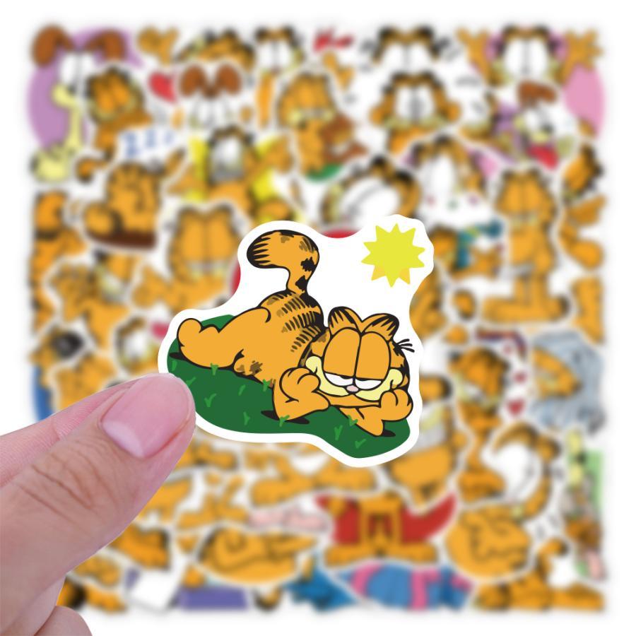 ガーフィールド　Garfield　アメ コミ　人気アニメ　シール　ステ ッカー50枚J_画像5