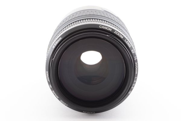 [Rank:AB] Canon Zoom Lens EF 75-300mm F4-5.6 IS USM + ET-64II フード付 手ブレ補正 望遠 ズームレンズ キヤノン EF 完動美品 #7197_画像2
