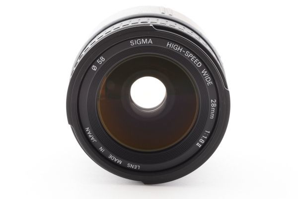 [Rank:B] Sigma AF 28mm F1.8 Aspherical 大口径 単焦点 広角 レンズ / シグマ ニコン Nikon F 完動良品 お手軽にボケ味を楽しめる #7213_画像2