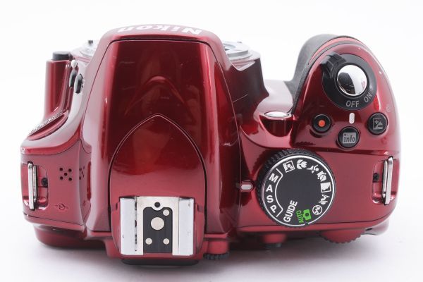 [Rank:C] Nikon D3200 レッド Red Body Digital Camera DX Format AF ボディ デジタル一眼レフ カメラ / ニコン APS-C 通電可 訳有 #4261_画像8