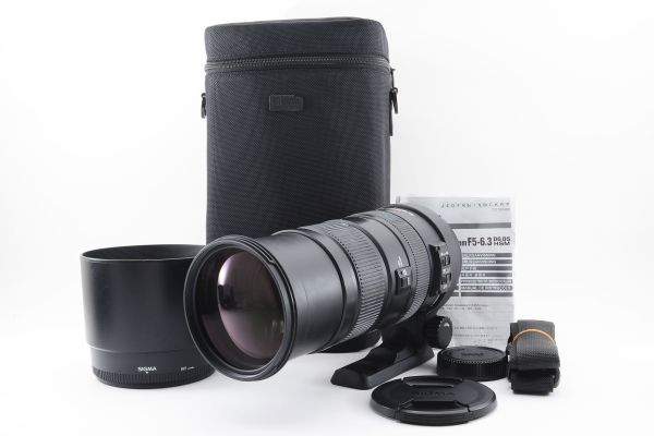 [Rank:B] SIGMA APO 150-500mm F5-6.3 DG OS HSM 手ブレ補正 超望遠 ズームレンズ / シグマ ニコン Nikon F 完動品 フルサイズ対応 #2040_画像1