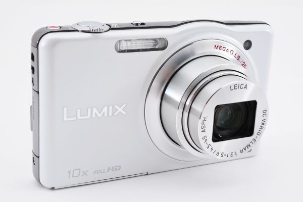 [Rank:AB] Panasonic Lumix DMC-SZ7 White Compact Digital Camera ホワイト 白 コンパクトデジタルカメラ / パナソニック 動作良好 #6114_画像4