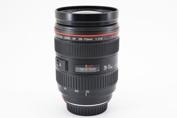 [Rank:B] Canon Zoom Lens EF 28-70mm F2.8 L USM 大口径 標準 ズームレンズ / キヤノン EF フルサイズ対応 完動品 フード付 ※1 #6122_画像8