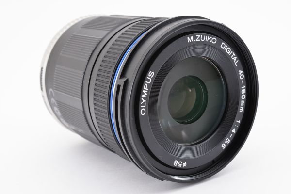 [Rank:AB] OLYMPUS M.ZUIKO DIGITAL ED 40-150mm F4.0-5.6 ブラック 望遠 ズームレンズ / オリンパス マイクロフォーサーズ 完動良品 #6130_画像3