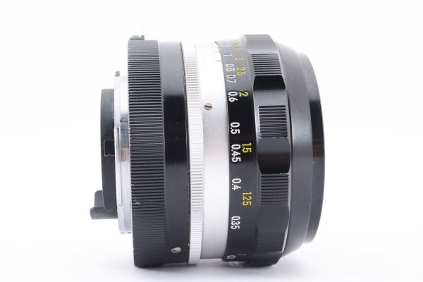 [Rank:AB] 完動良品 Nikon Nikkor-N Auto 24mm F2.8 MF Wide Lens MF一眼レフ用 単焦点 広角 レンズ / ニコン おまけでケース付 #3089の画像7