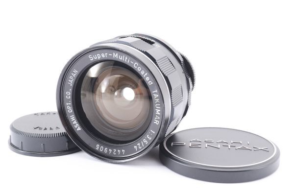 [Rank:B] Asahi Pentax Super Multi Coated Takumar 24mm F3.5 MF Wide Lens 単焦点 超広角 レンズ / ペンタックス SMC M42 ※1 #3096_画像1