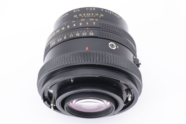 [Rank:B] 希少品 Mamiya K/L 127mm F3.5 L RB67用 中判 単焦点 標準 レンズ / マミヤ シャッター全速OK ※1 #3100_画像8