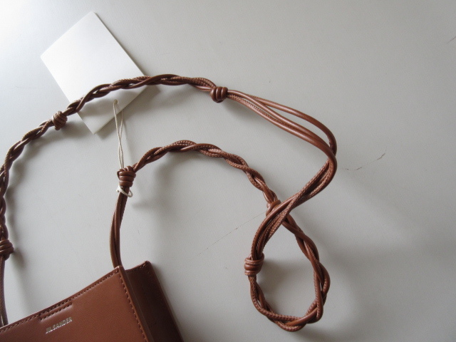 未使用 JIL SANDER / ジル サンダー TANGLE SMALL SHOLDER BAG BROWN / タングル スモール ショルダーバッグ ポーチ_画像5