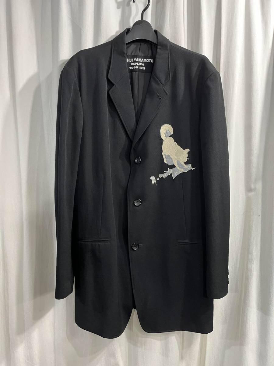 2018AW yohji yamamoto pour homme 1990SS REPLICA 犬刺ジャケット（HV-J68-528）_画像1