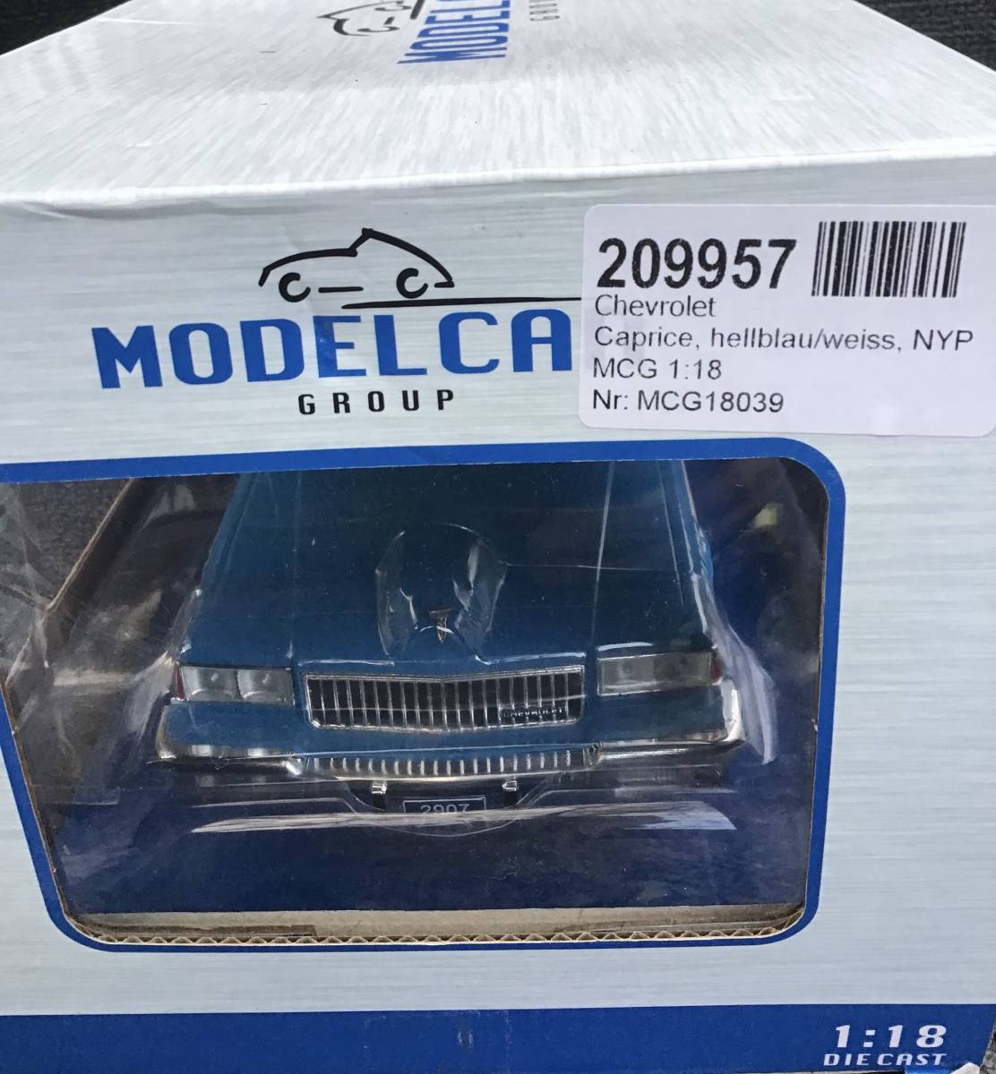 1/18 CHEVROLET CAPRICE NYP POLICE カプリス ニューヨーク市警 モデルカー_画像4