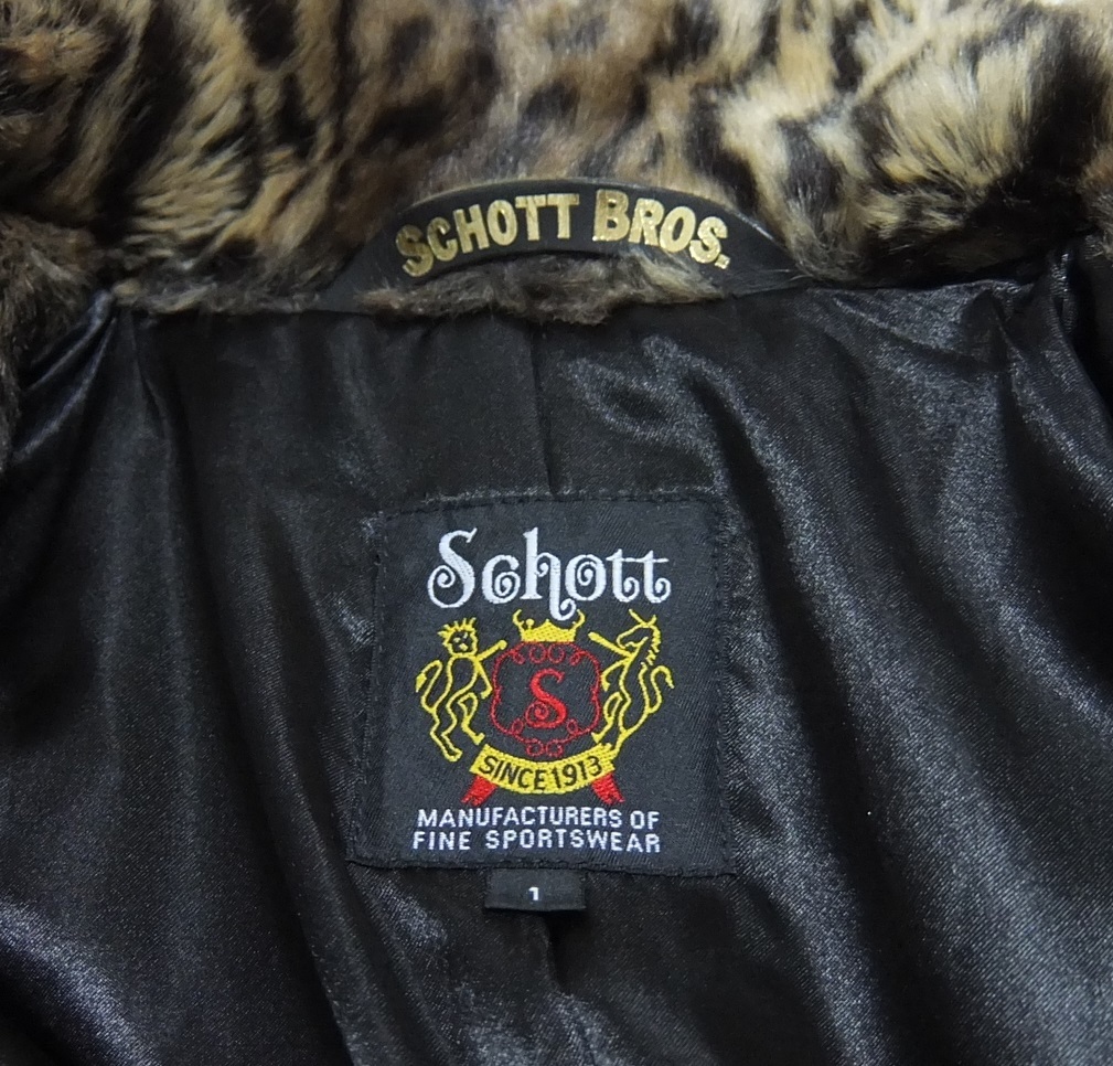 人気のショッピング MOUSSY × Schott レオパードコート - ジャケット