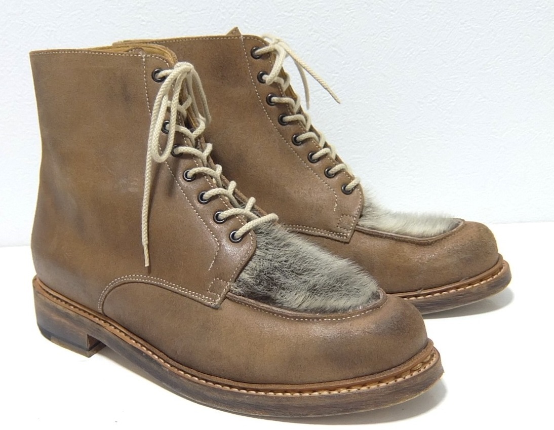 Paraboot × SULTAN フォック ファー ブーツ 茶 9 パラブーツ スルタン