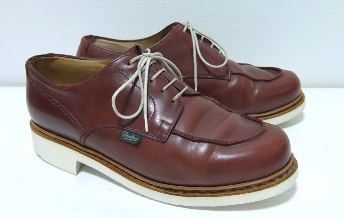 パラブーツ シャンボード 赤茶 ６1/2 Paraboot CHAMBORD Uチップ シューズ