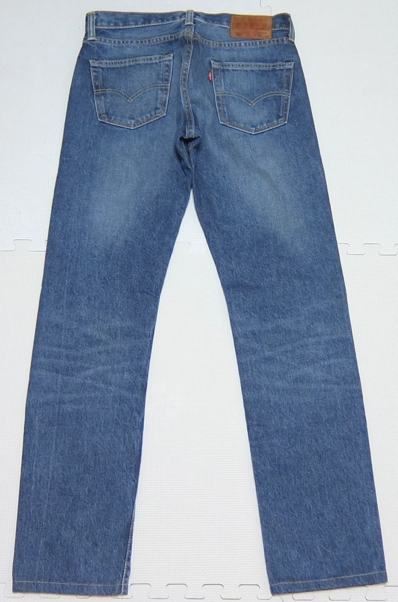 Levi's 511 WHITE OAK CONE DENIM USED加工 スリム デニムパンツ 青 W30 赤耳 リーバイス ジッパーフライ ホワイトオーク 04511-1892_画像3