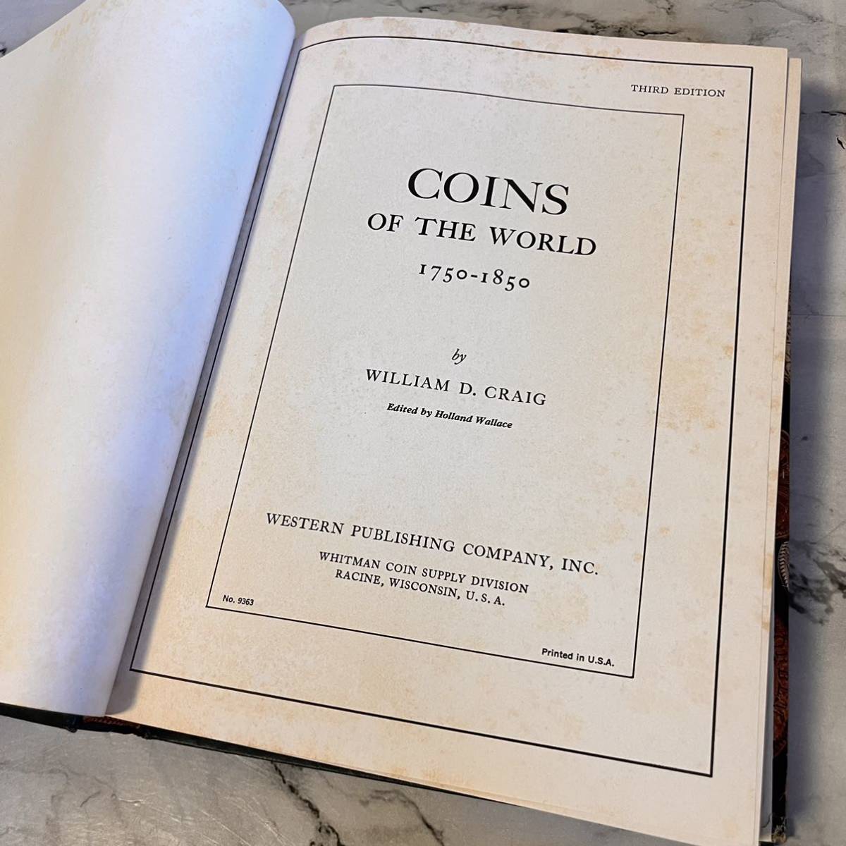 ◆COINS OF THE WORLD 1750-1850 W.D.CRAIG 世界貨幣大事典　古銭の本　貨幣の本　書籍　2冊まとめ T2311_画像3