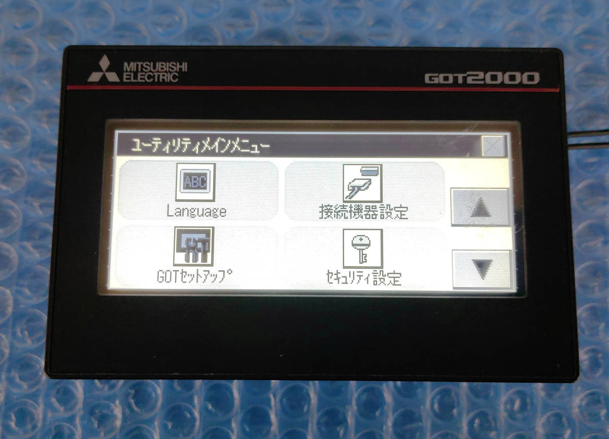 [KA1048] MITSUBISHI 三菱電機 GOT2000 GT2103-PMBD 表示器 タッチパネル 動作保証