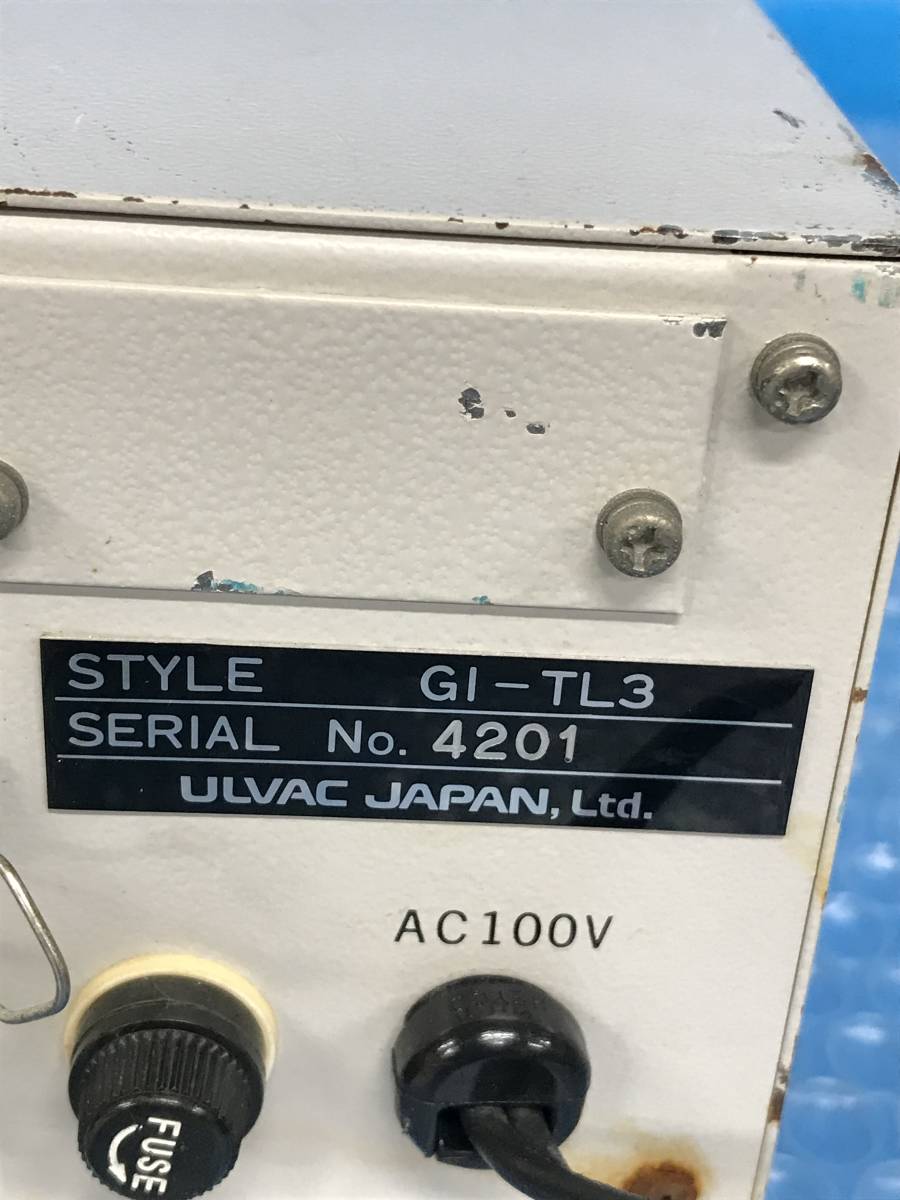 [CK16299] ULVAC アルバック 電離真空計 GI-TL3 通電のみ 現状渡し_画像8