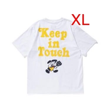 【新品】XL VERDY KEEP IN TOUCH S/S TEE WHITE ヴェルディ Tシャツ ホワイト