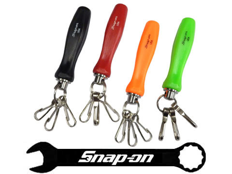 Snap-on（スナップオン）ハードグリップ 樹脂 旧型 グリップ キーホルダー レッド_画像1