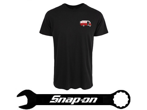 Snap-on（スナップオン）ティーシャツ,Tシャツ,ツールバン,スナップオンバン「VINTAGE VAN BLACK TEE」サイズXLの画像1