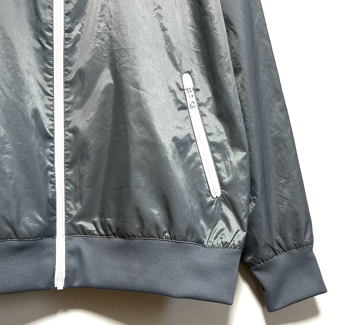 NIKE NSW WIND RUNNER WOVEN HOODED JACKET（XL）白／グレー ナイキ ウインドランナー フーディー パーカー ナイロン 裏メッシュ_画像4