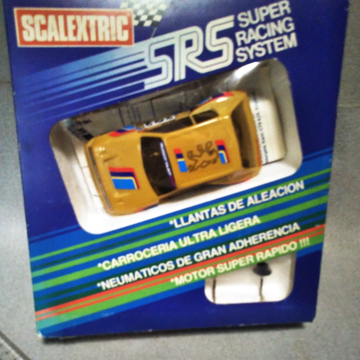 希少)スロットカー SCALEXTRIC SRS(SUPER RACING SYSTEM)C.017 プジョー205ターボ16 PEUGEOT205TURBO16 　送料込み_画像6