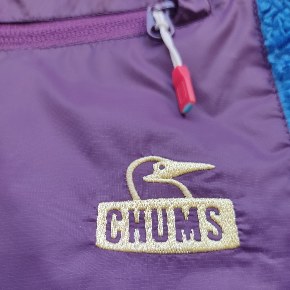 チャムス　CHUMS　ボンディングフリースジャケット　美品_画像8