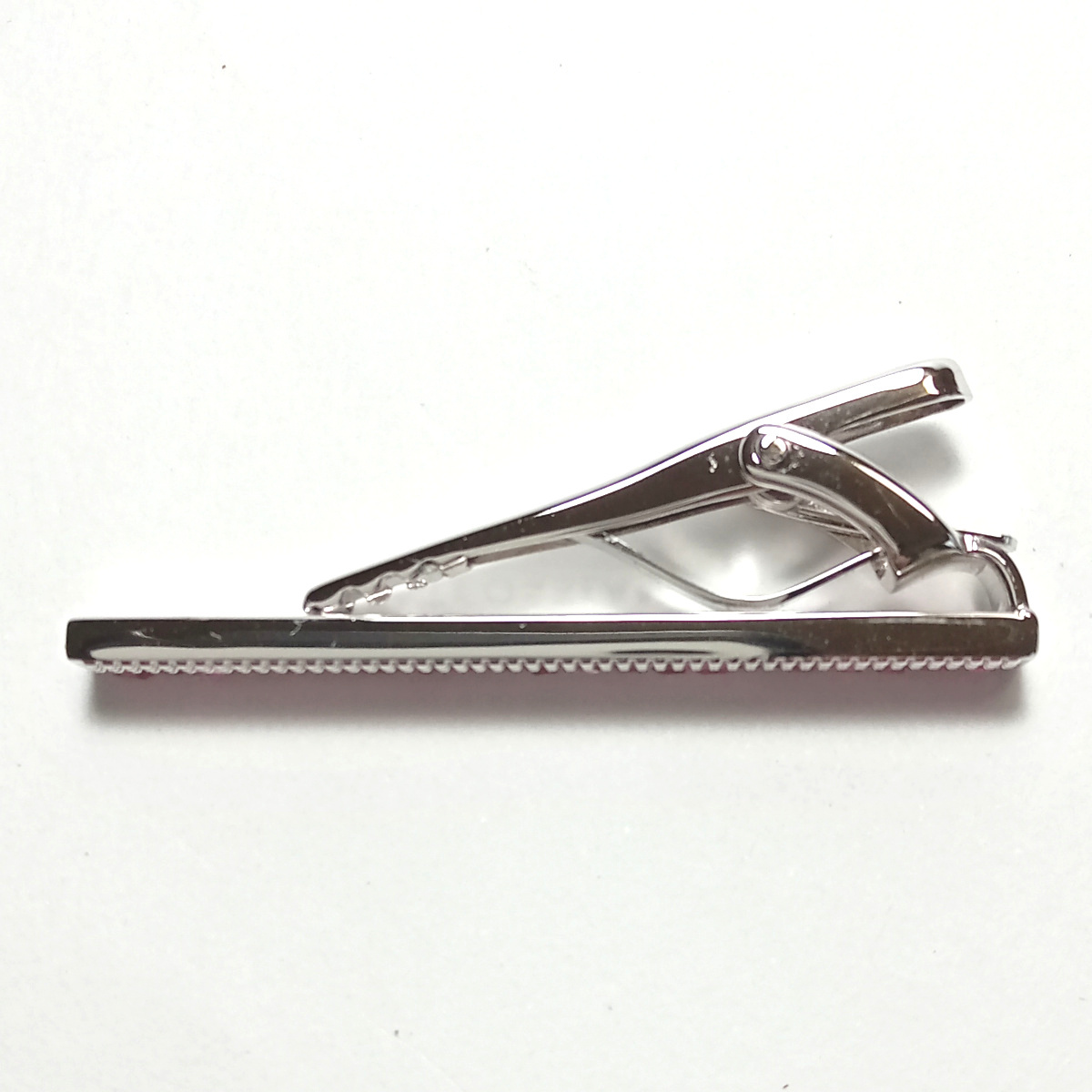 [tat62] new goods TATEOSSIAN Tateossian necktie pin Thai bar silver × light green Swarovski Short size regular price 25,080 jpy 