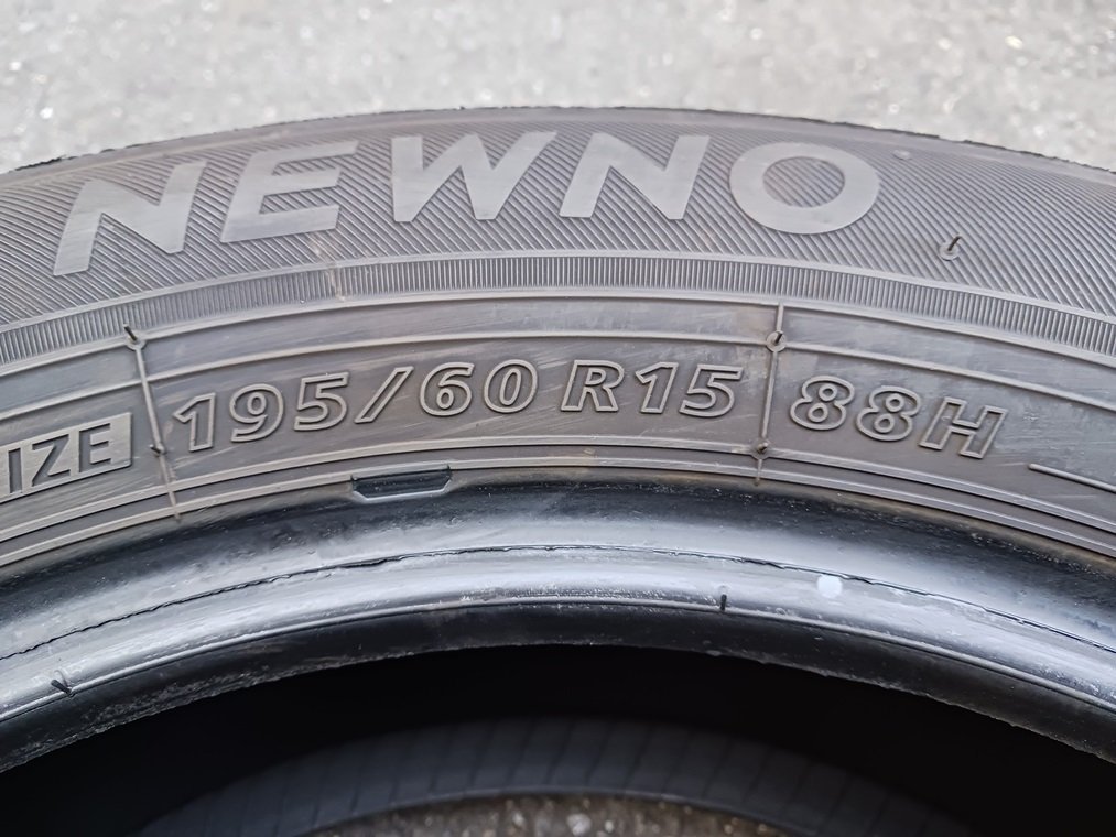 『psi』 ブリヂストン NEWNO 195/60R15(88H) ラジアルタイヤ2本セット 2022年_画像4