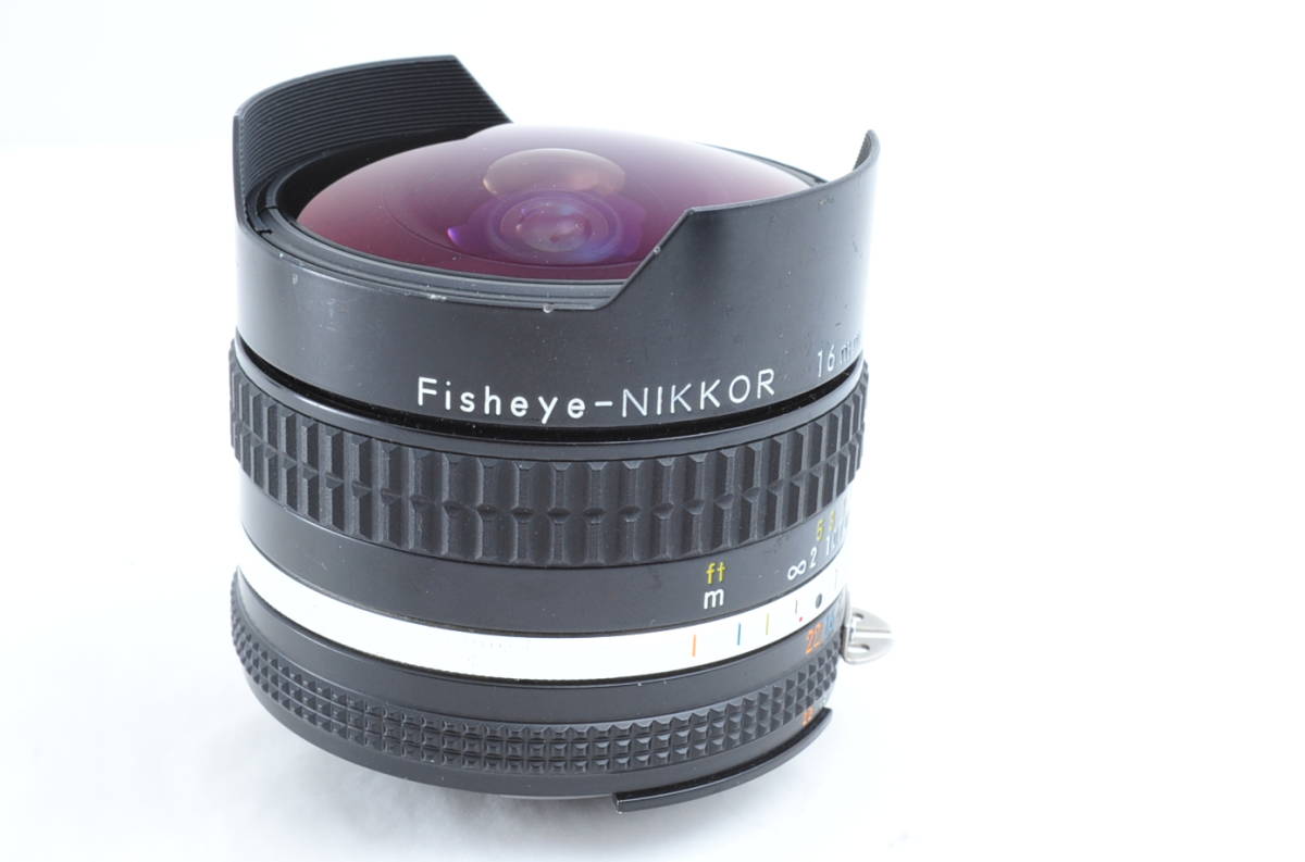 1円～ 現状品 Nikon Fisheye Nikkor 16ｍｍ f2.8 ニコン フィッシュアイ ニッコール オールドレンズ MFレンズ マニュアルレンズ_画像6