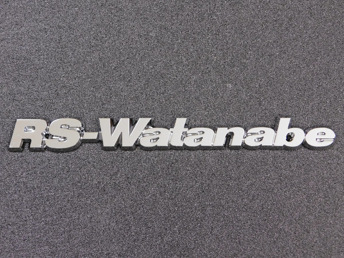【Watanabe・ワタナベ】※ RS-Watanabe　３Ｄエンブレムステッカー　_画像2