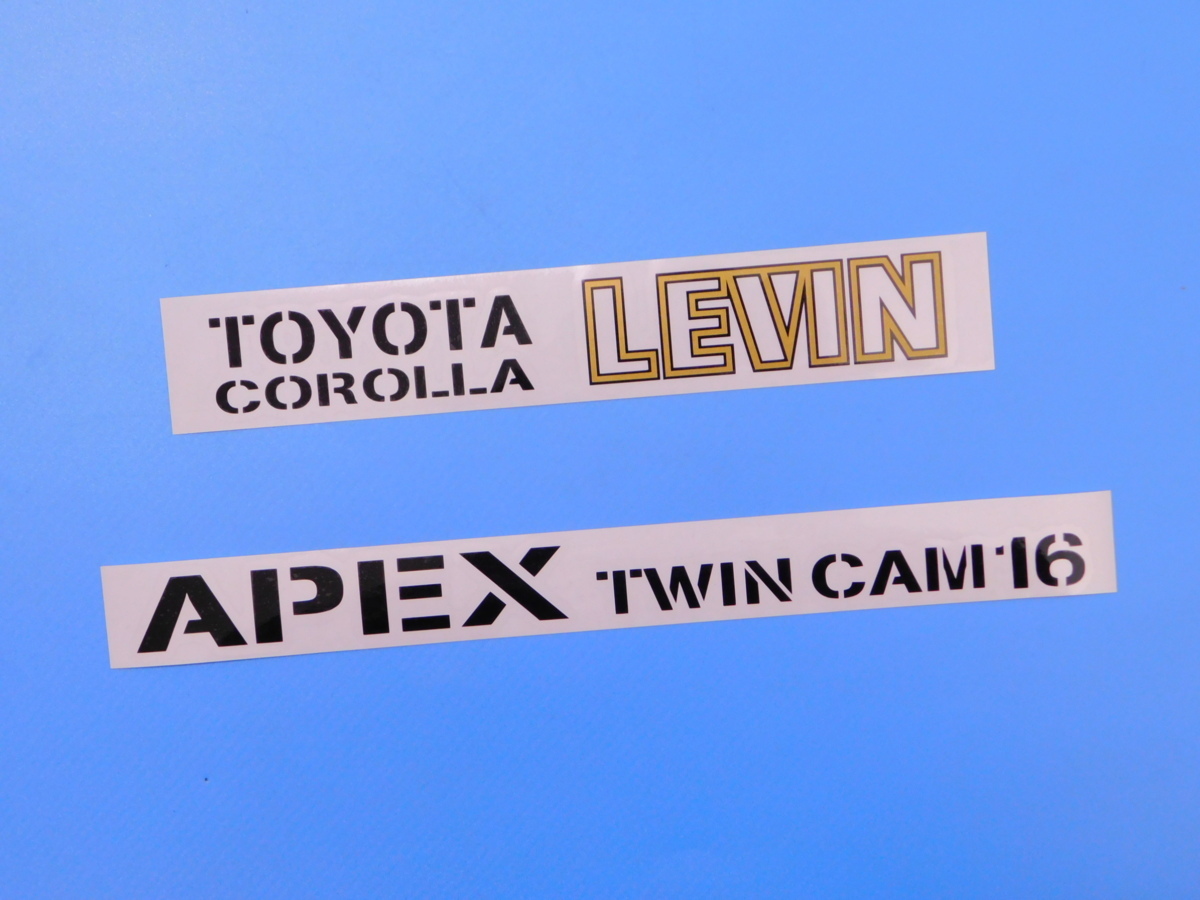 【トランクステッカー・APEX TWIN CAM 16・左右セット】※ ＡＥ８６　レビン_画像1