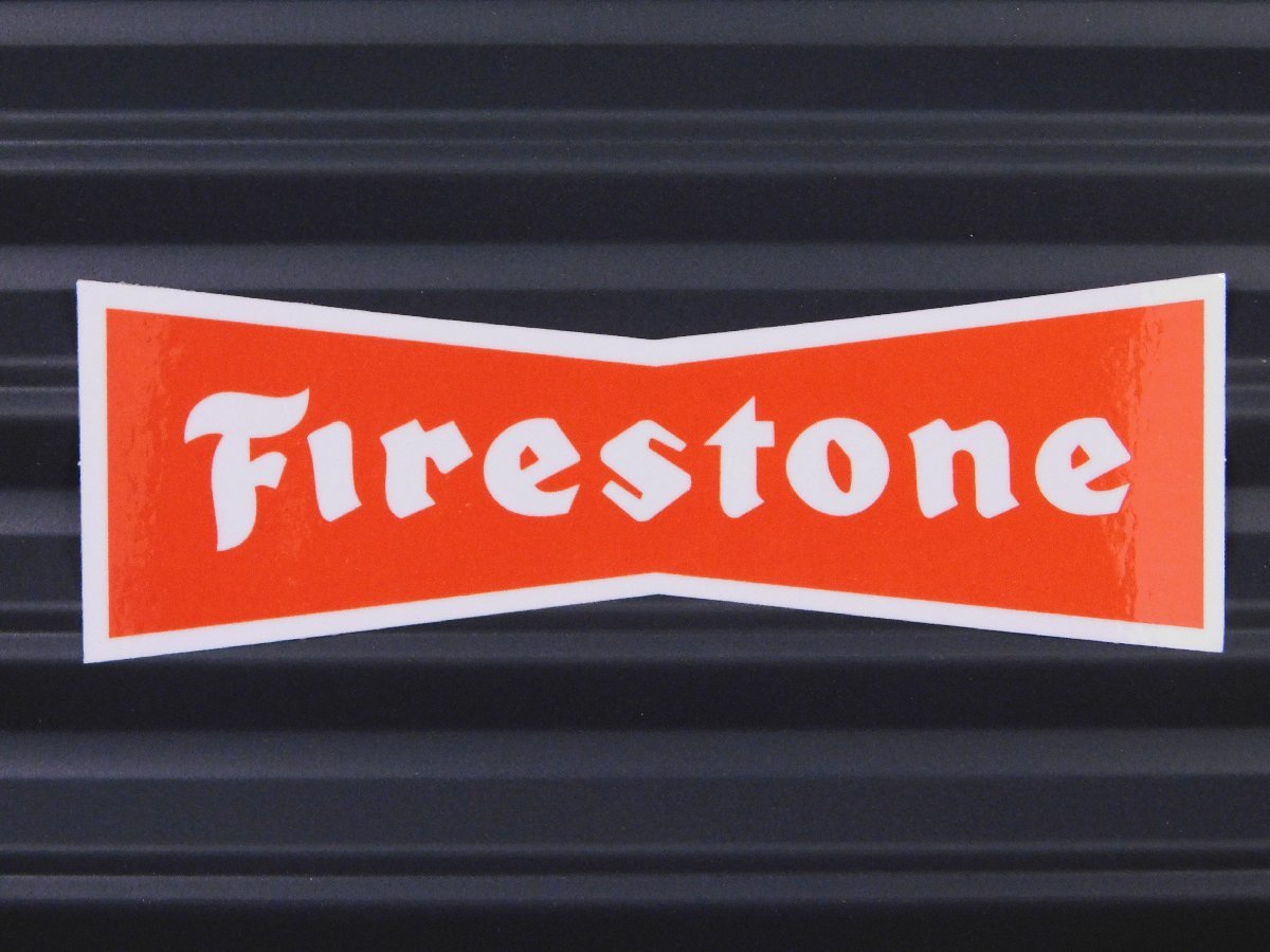 送料\84【Firestone・ファイアストン】※《レーシングステッカー》　(品番：ms016)　アメリカン雑貨　ガレージ_画像1