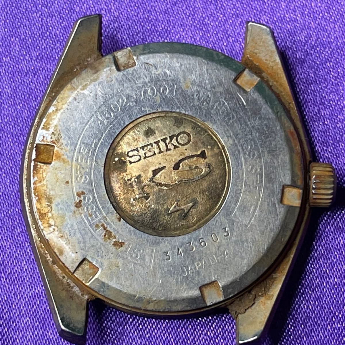 SEIKO セイコー KS HI-BEAT キングセイコー 4502-7001 ハイビート 手巻き メンズ 腕時計 自動巻き? カレンダー 管理TK16_画像2