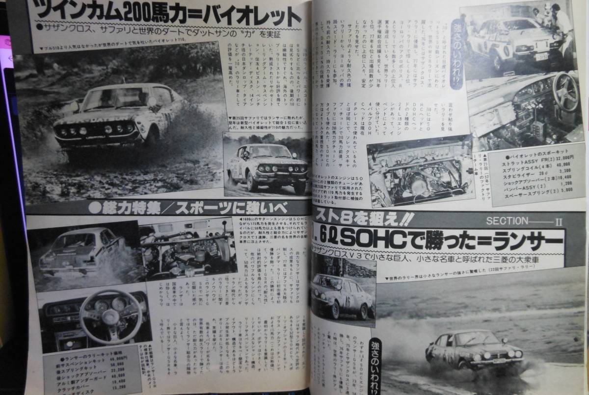 月刊　自家用車　中古車情報　昭和55年　発行_画像4