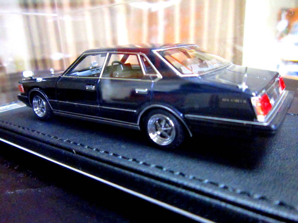 イグニッションモデル 1/43 日産 グロリア (P430) /4Door ハードトップ 280E ブローアム ★当時大人気高額ホイール・クレーガー!_画像3