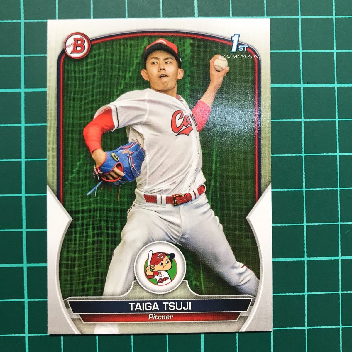 辻大雅 2023 Topps NPB Bowman ベースカード 広島東洋カープ RC 1stBowman_画像1